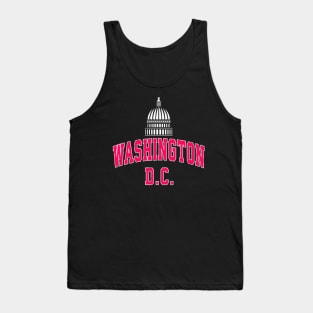 Washington District of Columbia DC Vintage Sports Design Nav Tank Top